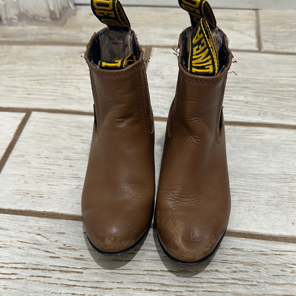 Brown Leather Ankle Boots